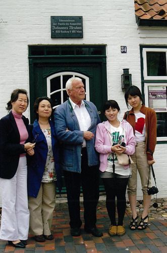 2008년 7월 독일 브람스협회 회장님과...